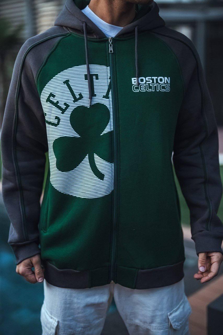 Boston Celtics Full-Zip Hoodie.