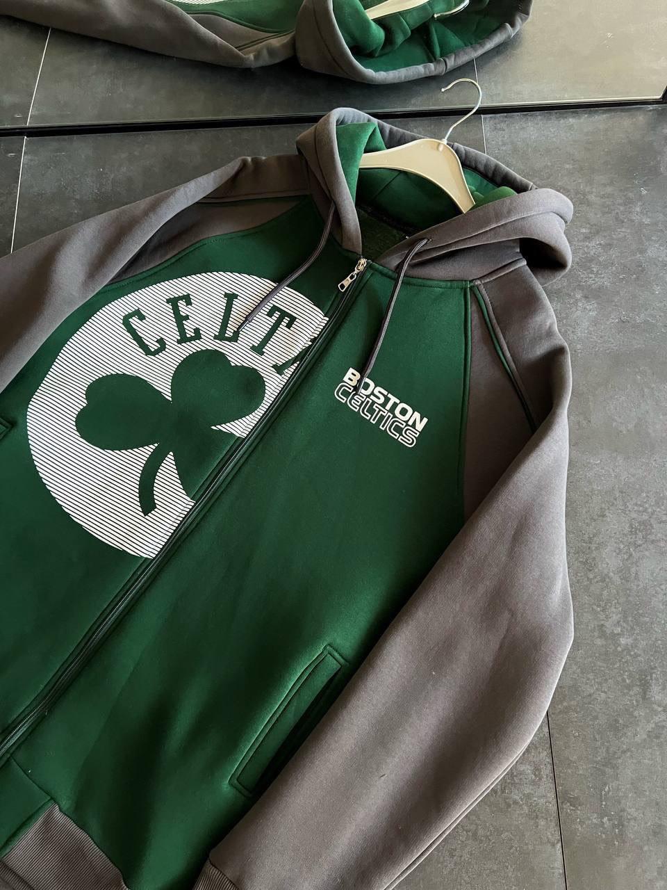 Boston Celtics Full-Zip Hoodie.
