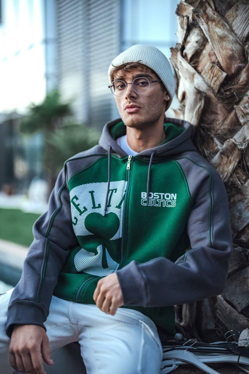 Boston Celtics Full-Zip Hoodie.