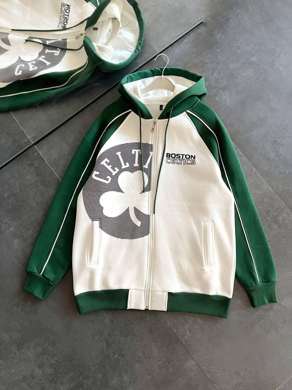 Boston Celtics Full-Zip Hoodie.