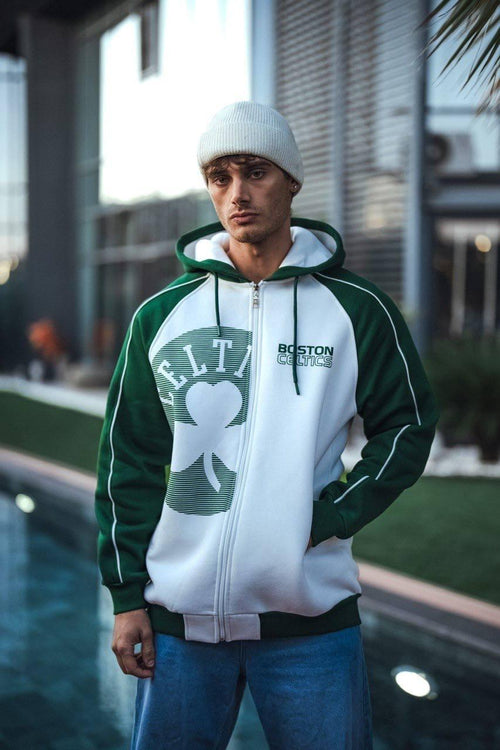 Boston Celtics Full-Zip Hoodie.