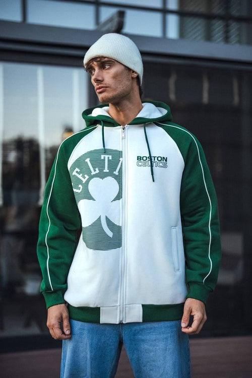 Boston Celtics Full-Zip Hoodie.