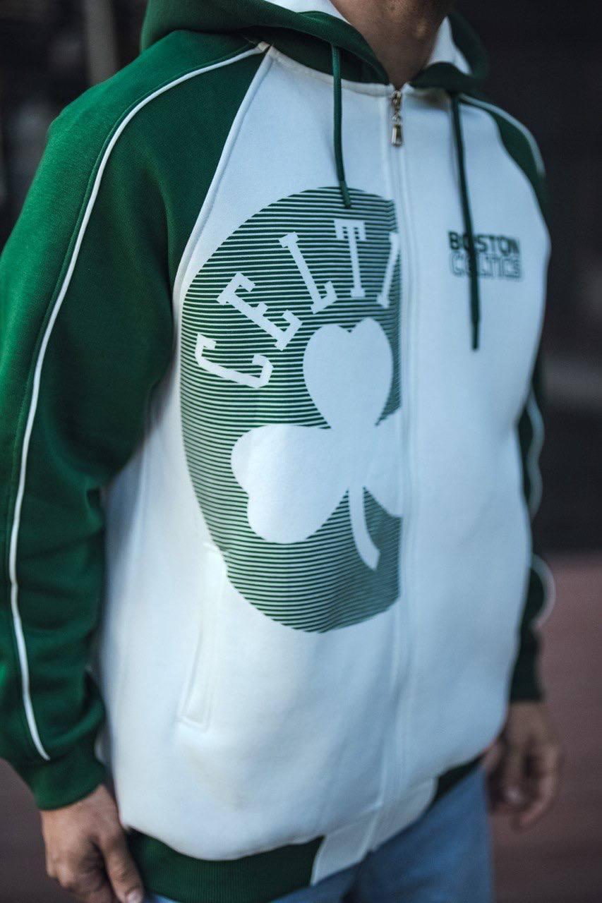 Boston Celtics Full-Zip Hoodie.