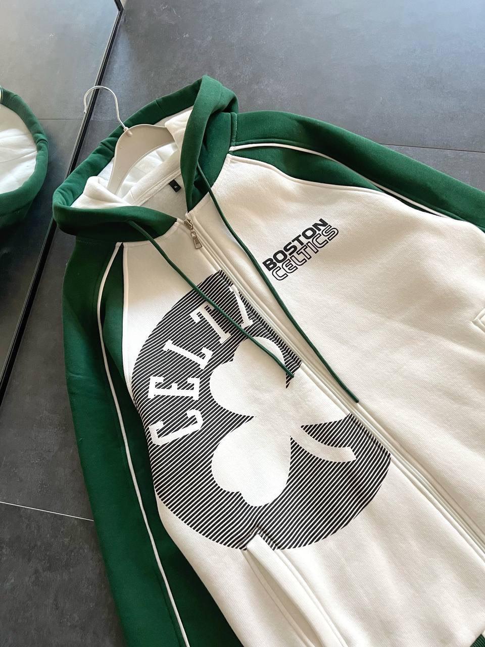 Boston Celtics Full-Zip Hoodie.