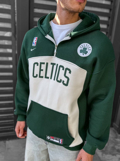 Boston Celtics Oversized Hoodie with Pockets