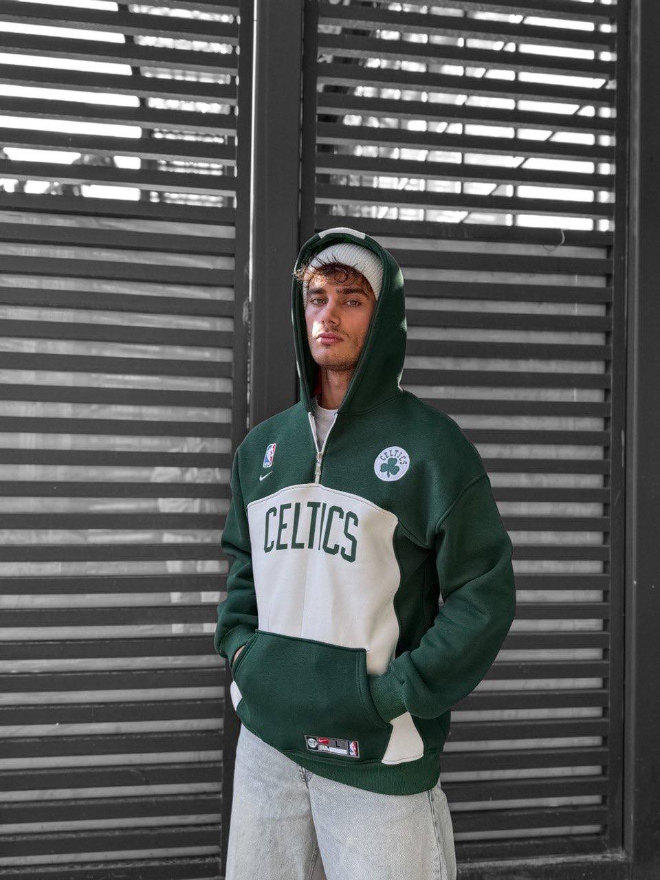 Boston Celtics Oversized Hoodie with Pockets