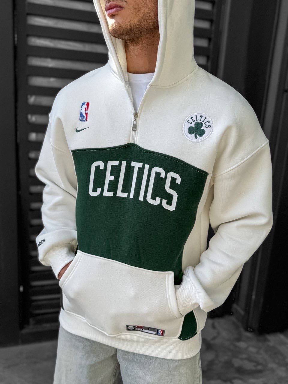 Boston Celtics Oversized Hoodie with Pockets