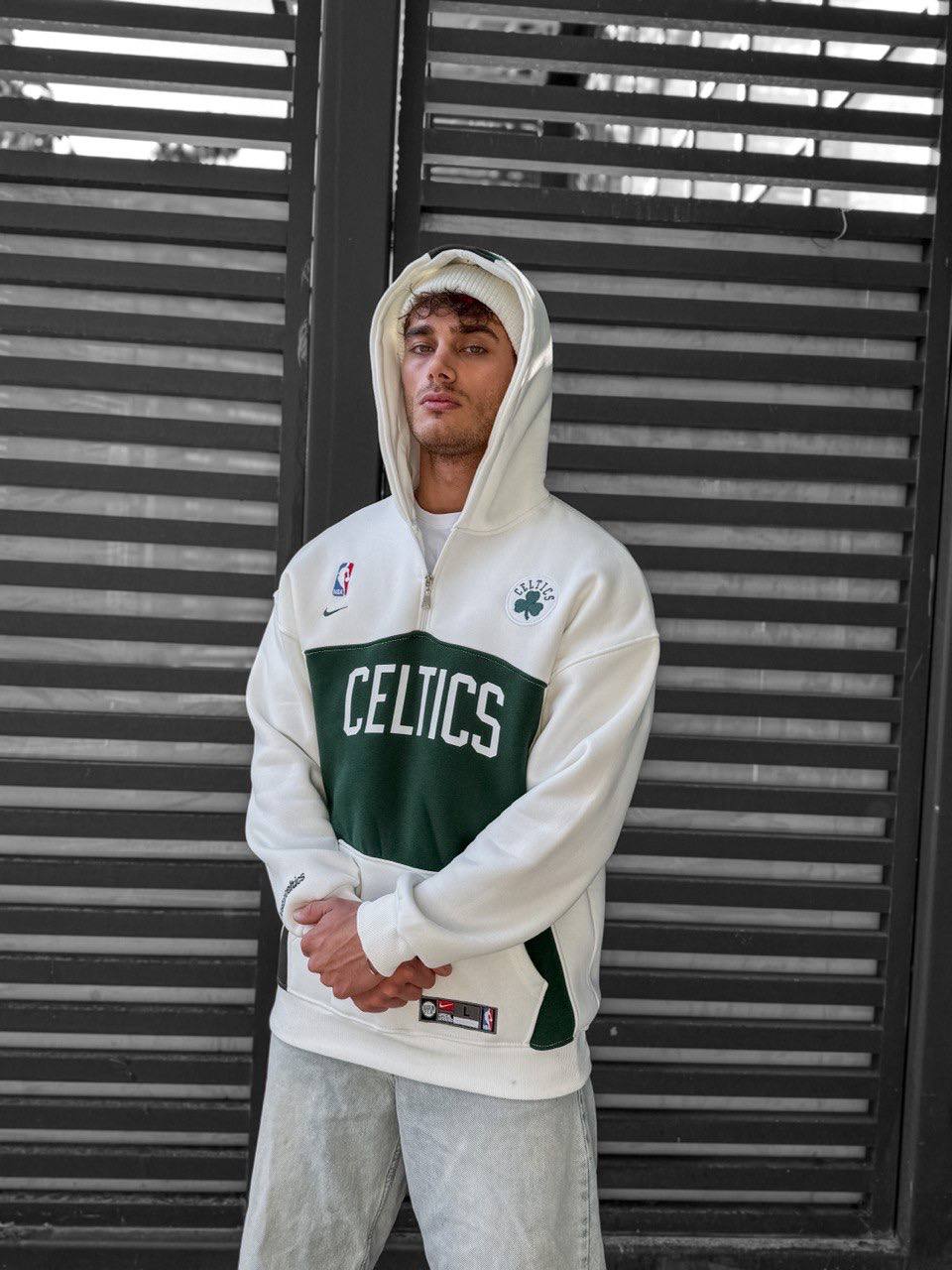 Boston Celtics Oversized Hoodie with Pockets