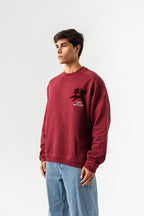 Botanical Graphic Oversized Sweatshirt – Wild but Rooted