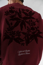 Botanical Graphic Oversized Sweatshirt – Wild but Rooted