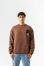 Botanical Graphic Oversized Sweatshirt – Wild but Rooted