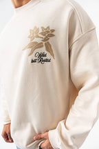 Botanical Graphic Oversized Sweatshirt – Wild but Rooted