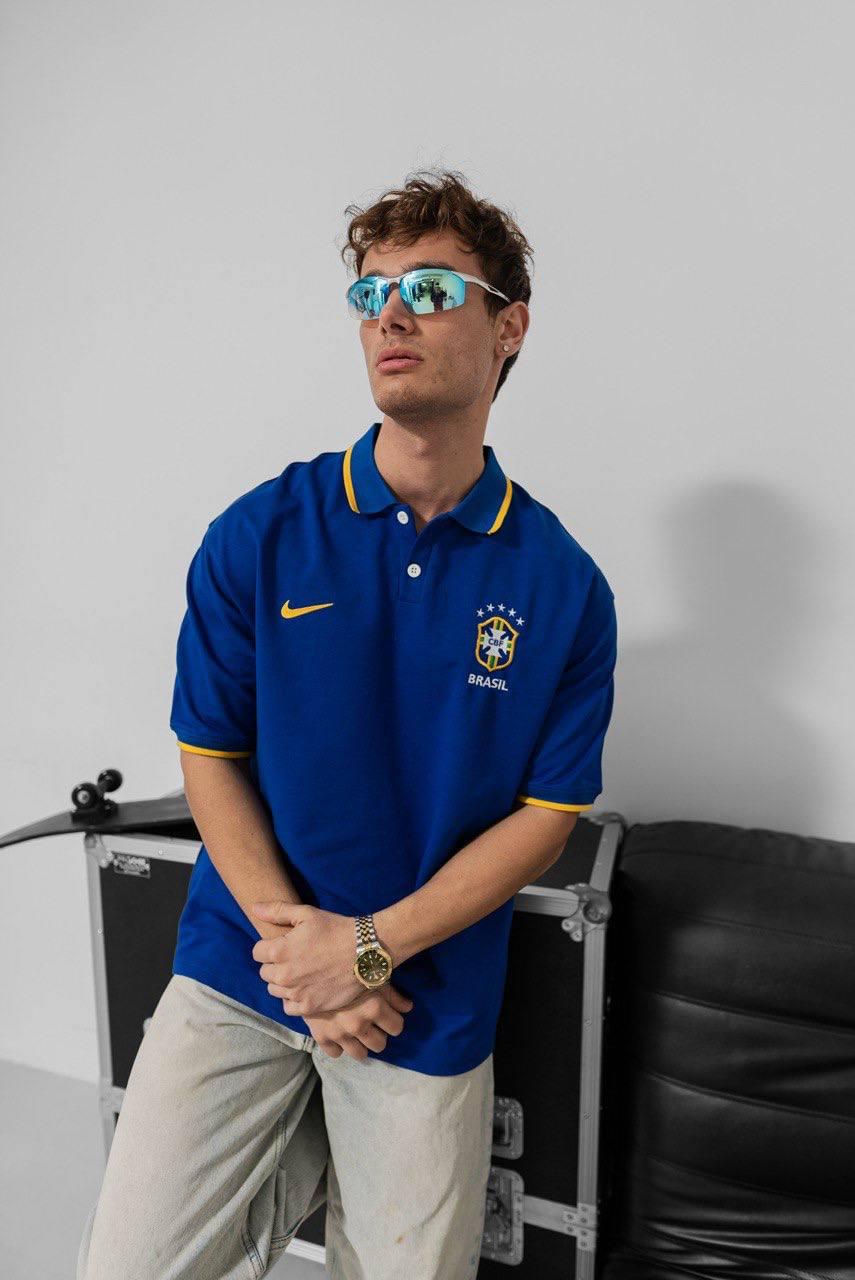 Brazil Football Jersey - Retro Graphic Tee - Vintage Soccer Shirt - Brasil Fan Top.