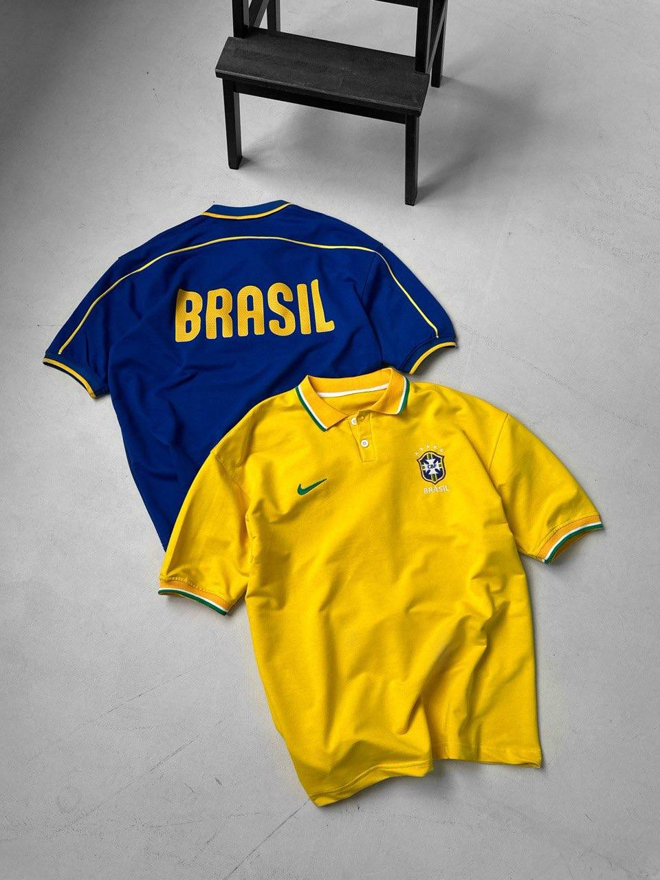 Brazil Football Jersey - Retro Graphic Tee - Vintage Soccer Shirt - Brasil Fan Top