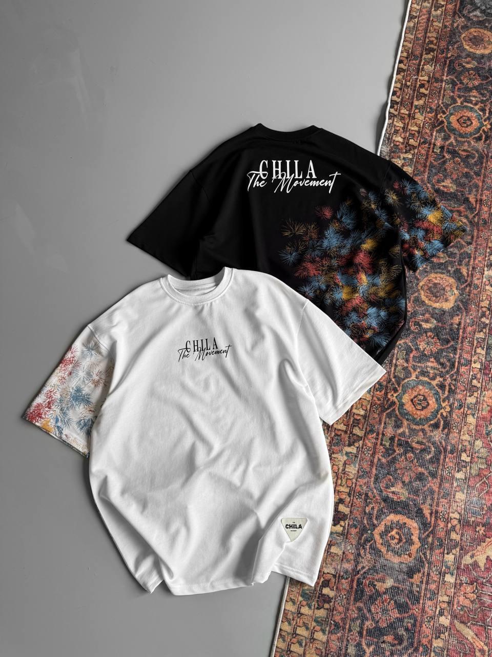 CHILLA The Movement Graphic Cotton Tee.