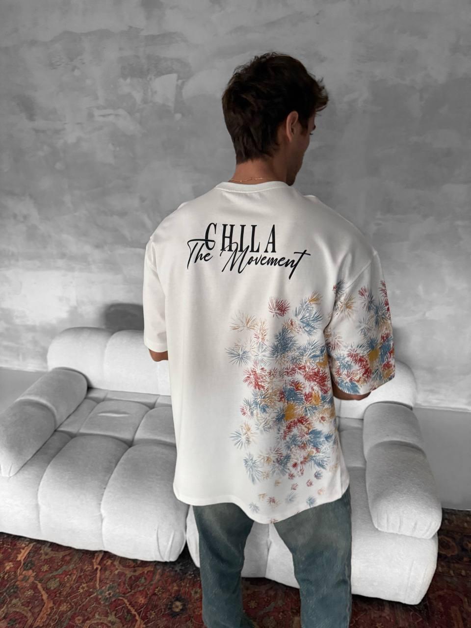 CHILLA The Movement Graphic Cotton Tee.