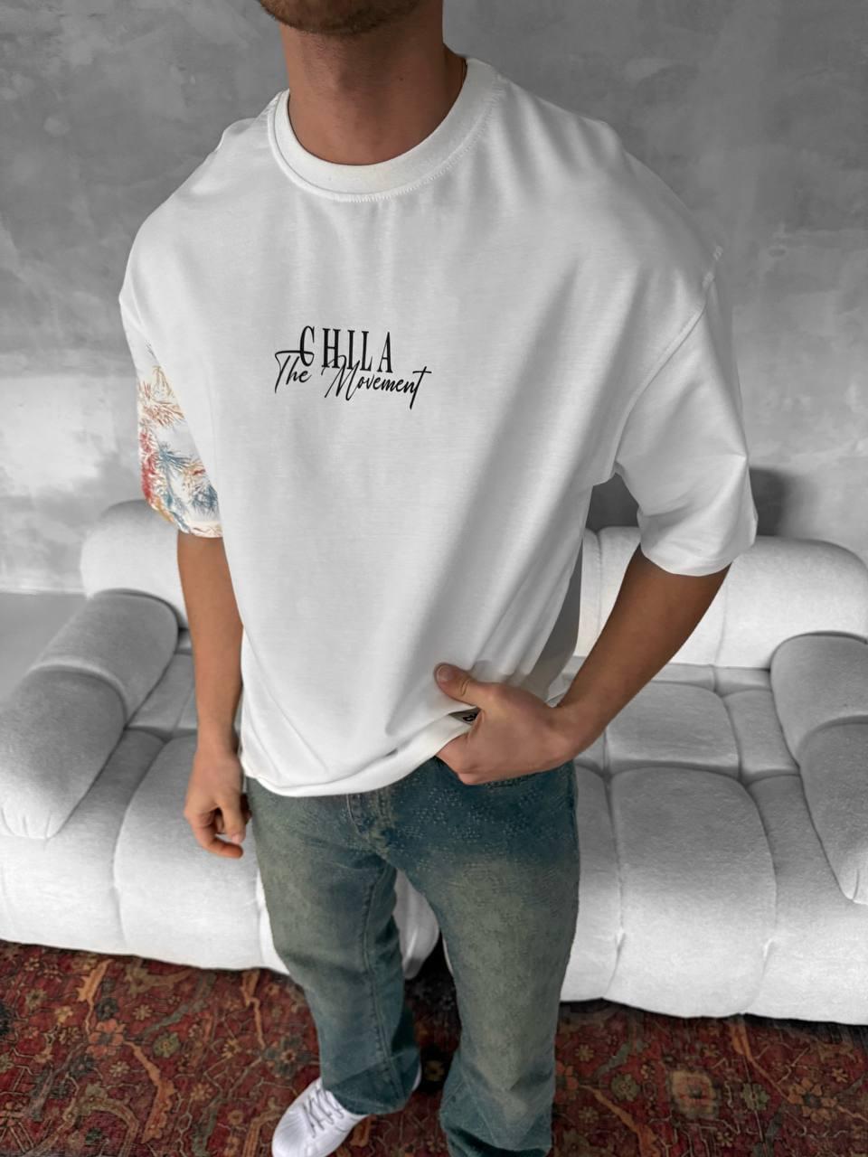 CHILLA The Movement Graphic Cotton Tee.