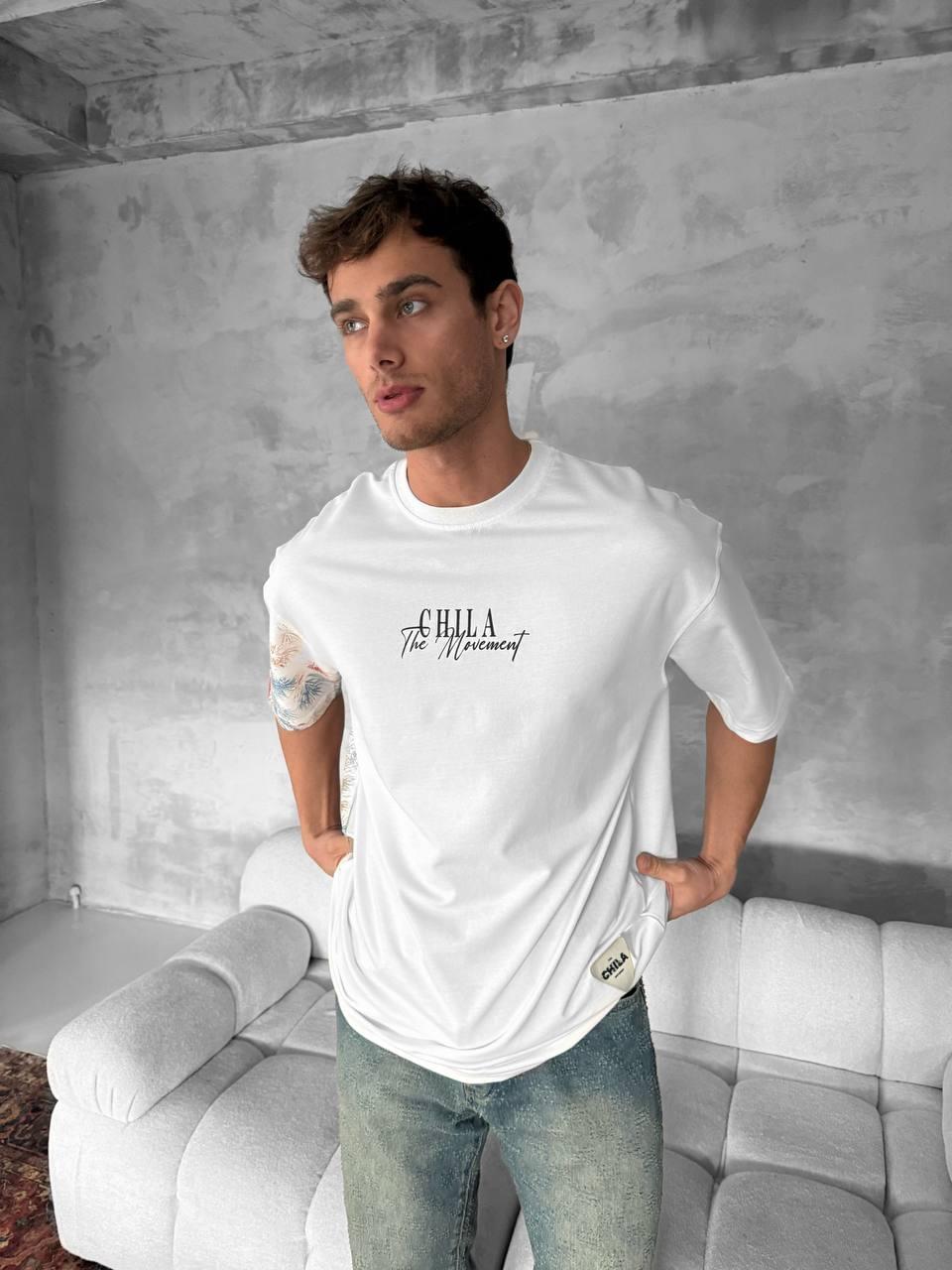 CHILLA The Movement Graphic Cotton Tee.