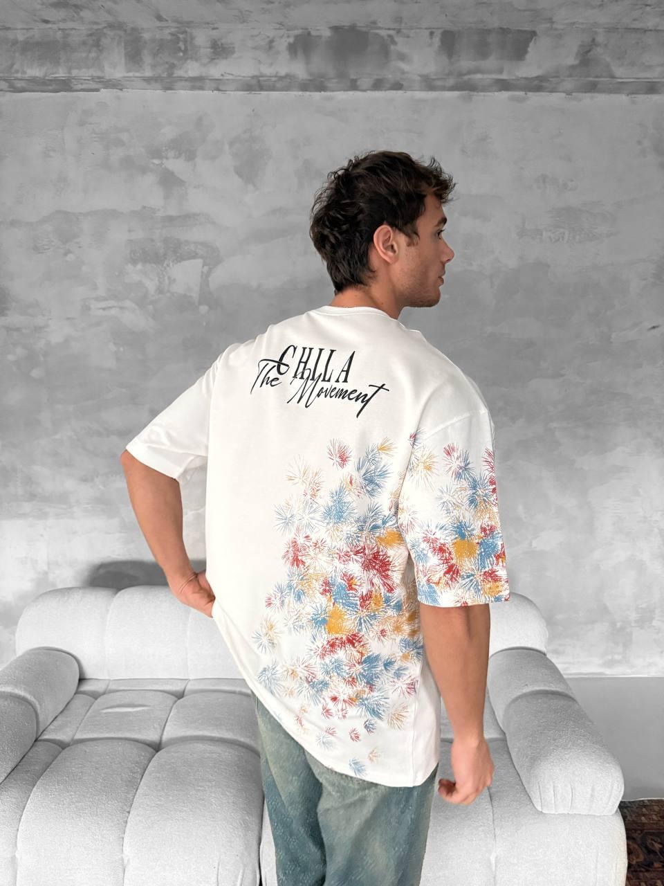 CHILLA The Movement Graphic Cotton Tee.