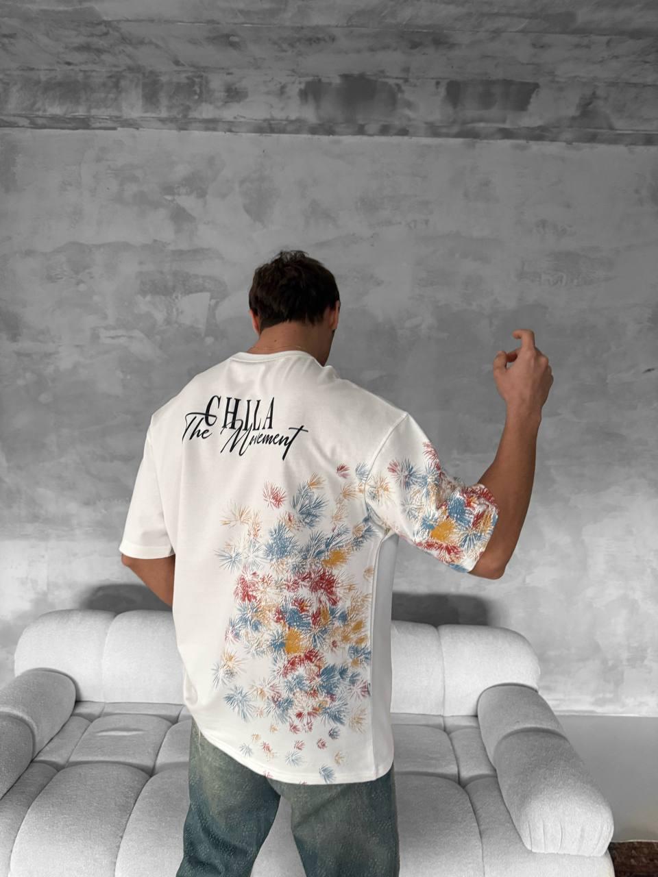 CHILLA The Movement Graphic Cotton Tee.