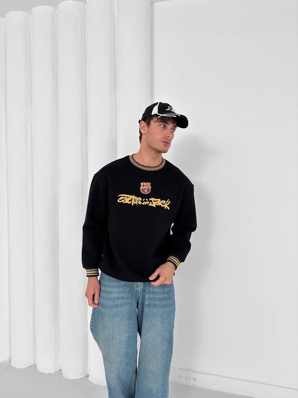 Cactus Jack x FC Barcelona Concept Crewneck