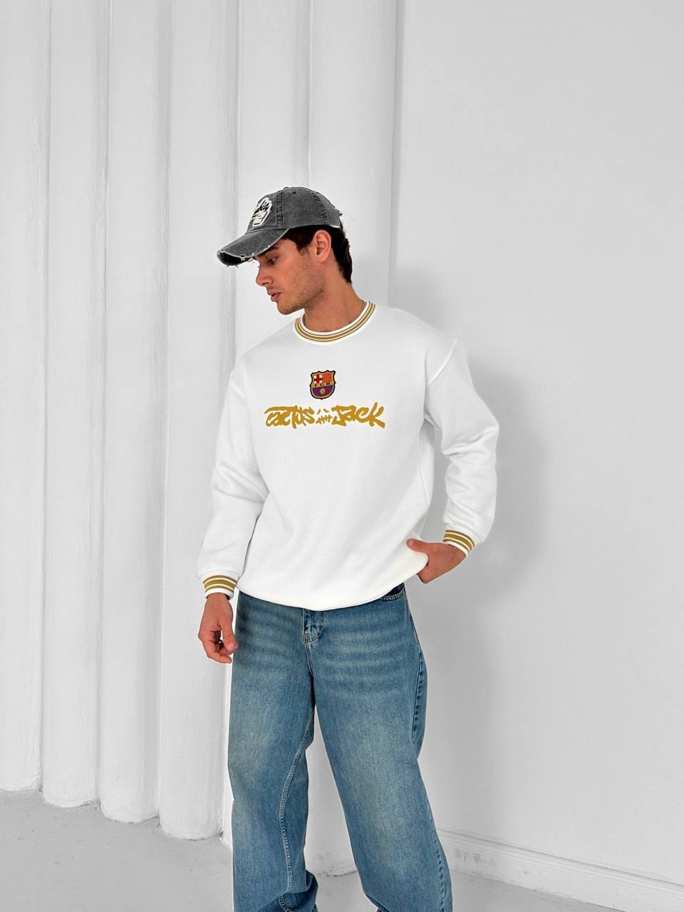 Cactus Jack x FC Barcelona Concept Crewneck