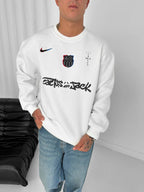 Cactus Jack x FC Barcelona Retro Blokecore Crewneck