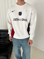 Cactus Jack x FC Barcelona Panelled Crewneck Sweatshirt