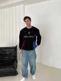 Cactus Jack x FC Barcelona Panelled Crewneck Sweatshirt