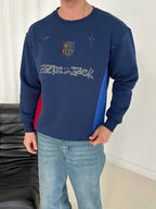 Cactus Jack x FC Barcelona Panelled Crewneck Sweatshirt