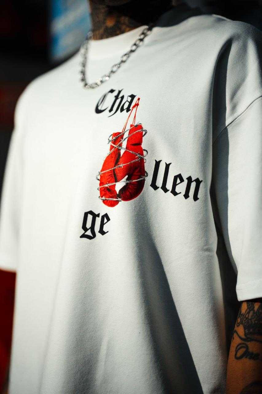 Challenge T-Shirt - Motivational Boxing Graphic Tee.
