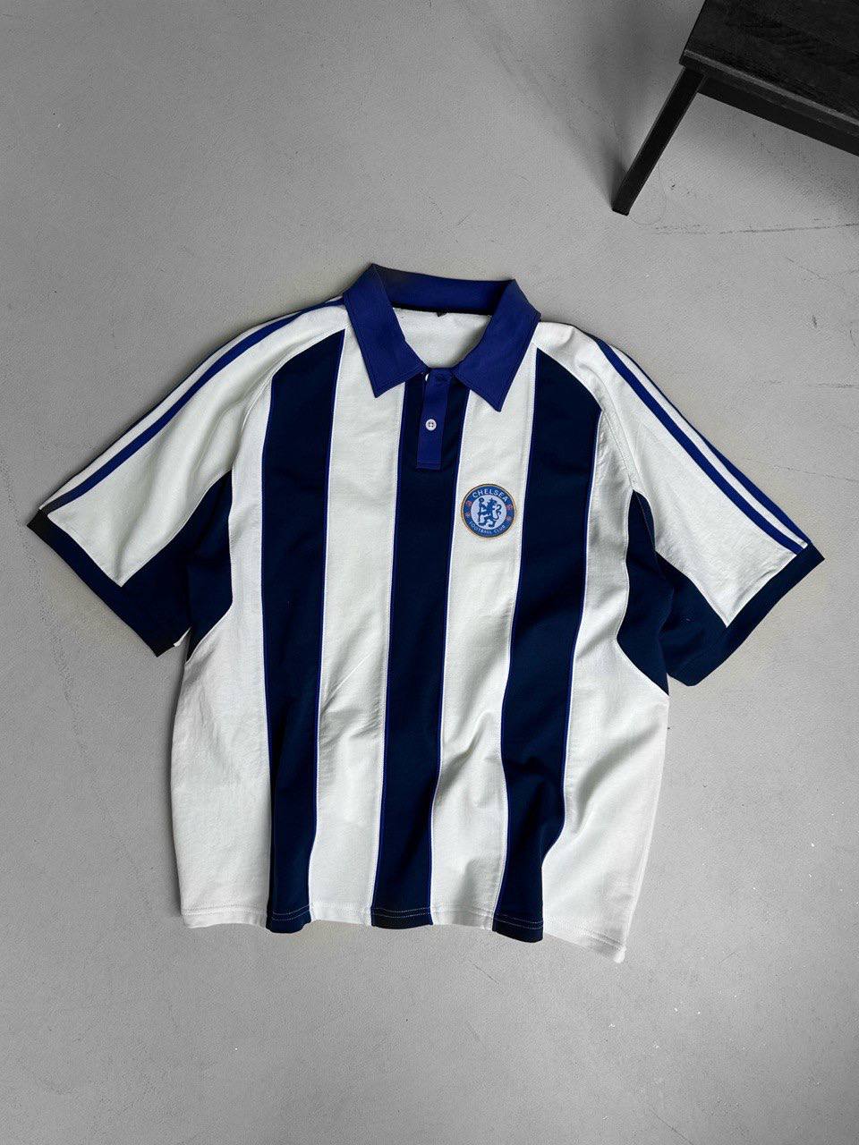 Chelsea FC Polo Shirt - Vintage Football Polo - Retro Soccer Style