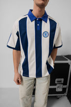 Chelsea FC Polo Shirt - Vintage Football Polo - Retro Soccer Style