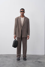 Classic Double Breasted Blazer Suit