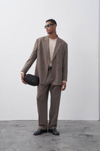 Classic Double Breasted Blazer Suit