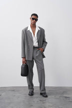 Classic Double Breasted Blazer Suit