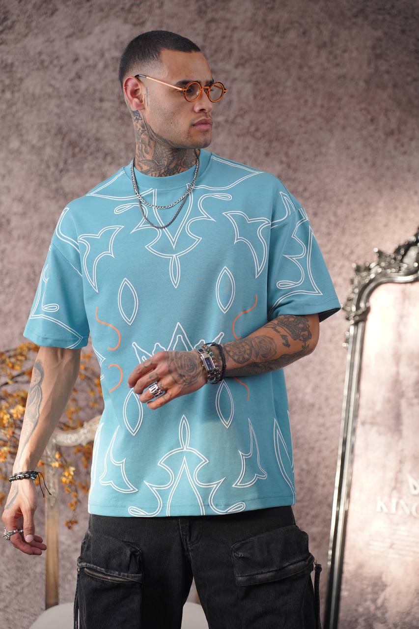 Deftlouwear Digital Print Rayon Shirt - Men's Short Sleeve Beach Shirt -  Lightweight Summer Top