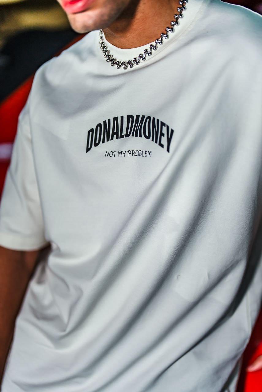 Donald Money Duck Graphic Tee, Funny Cartoon T-Shirt, Dollar Sunglasses.