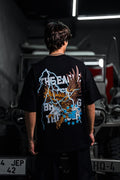 Eagle Lightning Graphic Tee – Bold Print Shirt