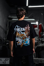 Eagle Lightning Graphic Tee – Bold Print Shirt