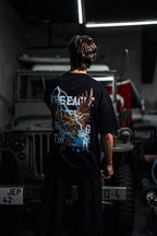 Eagle Lightning Graphic Tee – Bold Print Shirt