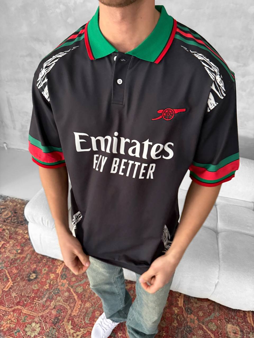 Emirates Fly Better Polo Graphic Tee