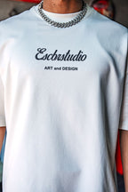 Escbrstudio Graphic Cotton Tee / Chill Now Art Design T-Shirt