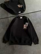 Ethnic Rug Pattern Oversized Sweatshirt - Cozy and Stylish Streetwear