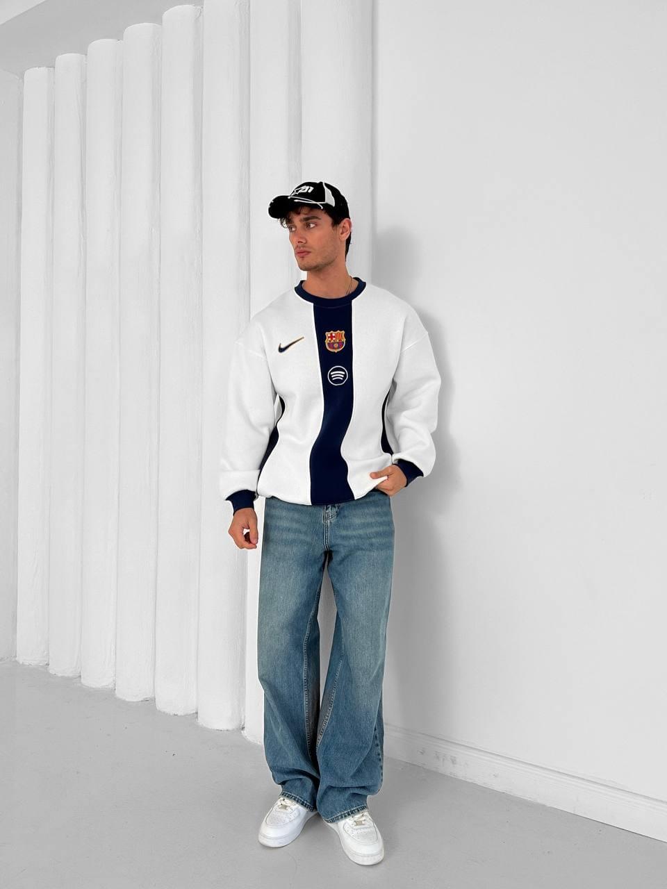 FC Barcelona "Spotify" Crewneck Sweatshirt.