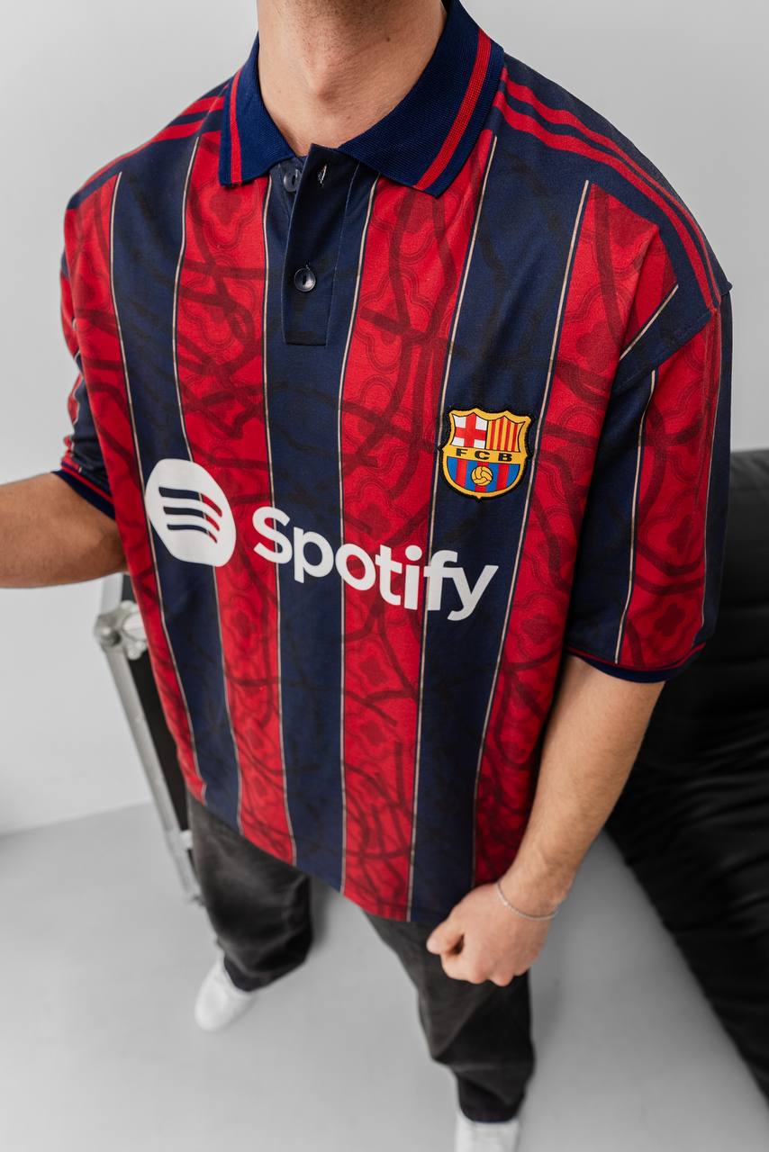 FC Barcelona Spotify T-Shirt, Unisex Cotton Football Tee