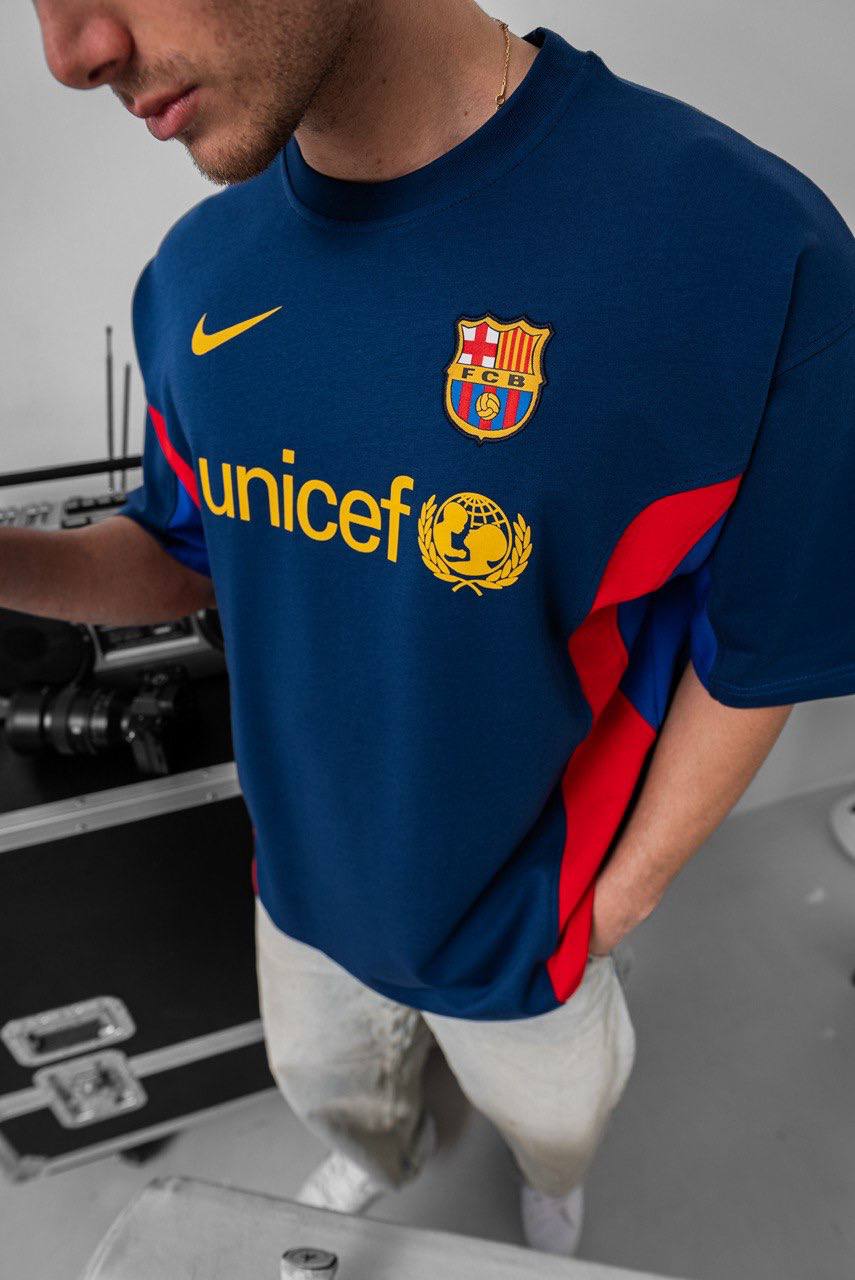 FC Barcelona UNICEF T-Shirt - Stylish Tee for Barça Fans & Charity Support