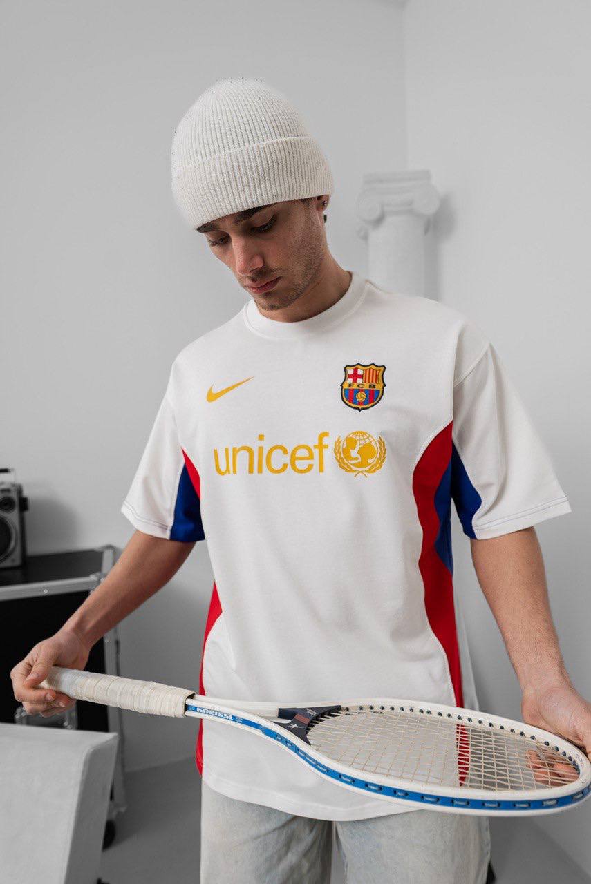 FC Barcelona UNICEF T-Shirt - Stylish Tee for Barça Fans & Charity Support