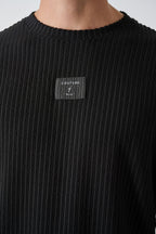 Modern Couture Patterned Oversized Knitwear