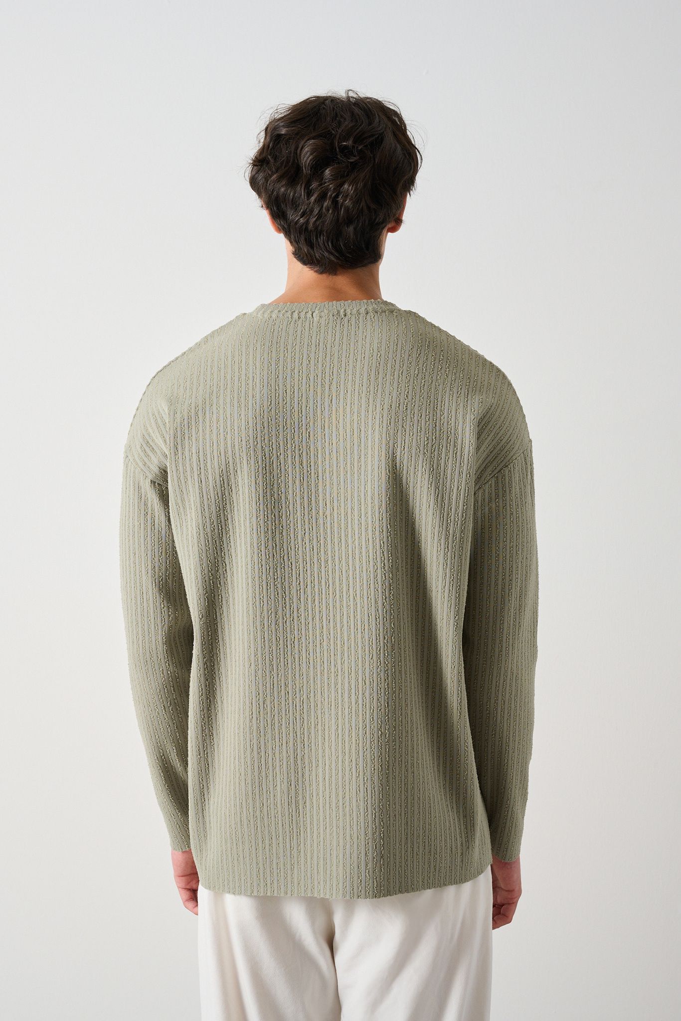 Modern Couture Patterned Oversized Knitwear